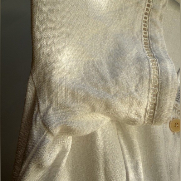 Madewell Cassie White Linen Dress - Picture 11 of 15